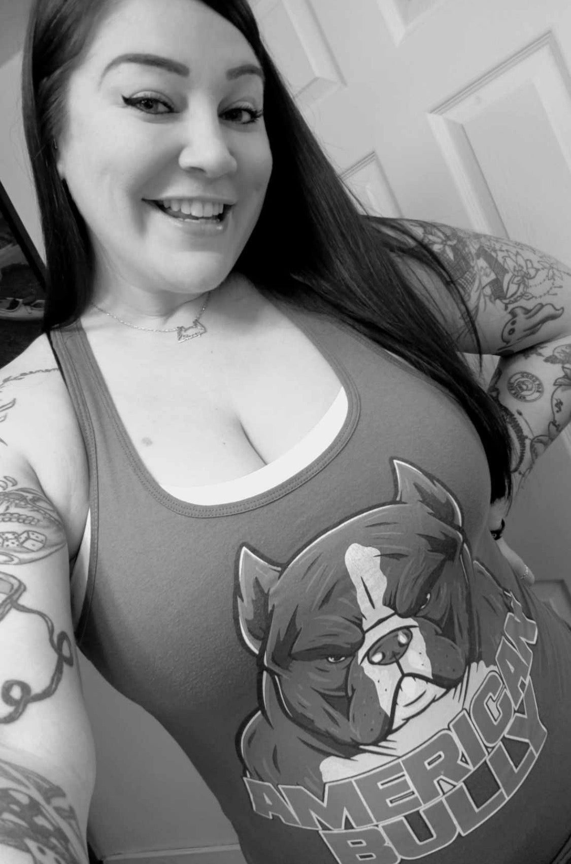 Dominator Bullys Ladies Grey Tank Top